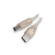 CABLE USB IMPRESORA 2.0 NOGA TRANSPARENTE BLINDADO 1.8M