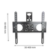 Soporte TV Extensible Nakan SPL375e de 26" a 60" Hasta 40 Kg