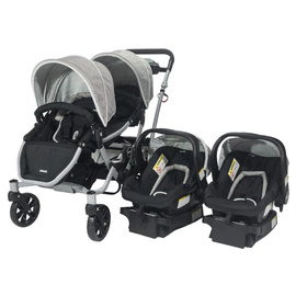 Cochecito Doble con Huevito y Base Duo Ride Infanti