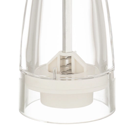 Pimentero Transparente 11.5 cm de Acrílico y Cerámica