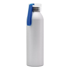 Botella Deportiva Tahg De Aluminio Handle 600ml - Gris Azul
