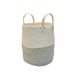 CESTO LANDON PURE REDONDO GRIS Y BLANCO