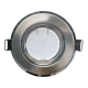 Spot Led Embutir Redondo Acero Con Dicroica 7w Completo Cálida