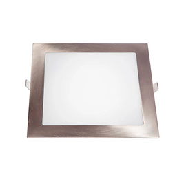 Embutir Cuadrado Moderno Frio Lgp 12W 220V Plata