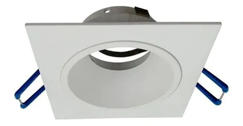 Spot Embutir Cuadrado Aluminio Blanco Orson Dicro Led