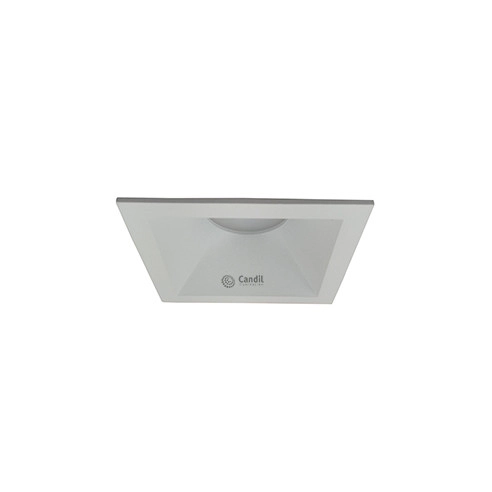 Pack X4 Emb Cosme Cuad Dicro Fijo Alum 83X83Mm 7W Blanco Calido