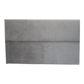 Respaldo Para Sommier 2 Plazas 140 Tapizado Pana Liso Color Nickel