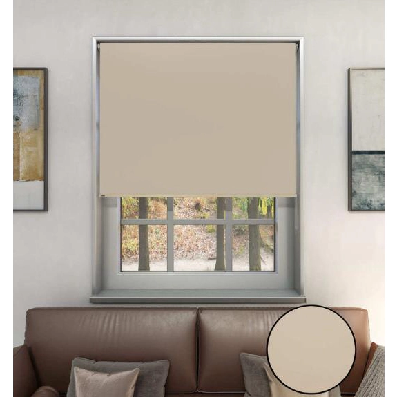 CORTINA ROLLER BLACK OUT - BEIGE 150 X 165