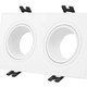 Spot Embutido Rectangular Dicroica Matt2 Antidesl Gu10 173 X 93 X 29 Mm Blanco