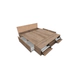 Cama Box 2 Plazas Queen Mosconi 160 x 200 Benethon Grei