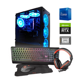 PC ARMADA GAMER GFAST INTEL i7-11700 16GB SSD 960GB RTX3050 TECLADO MOUSE AURIC