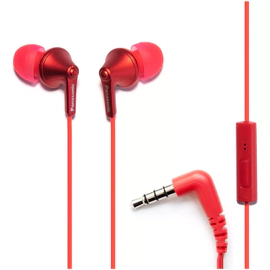 Auriculares Panasonic HJE125E Ergo Fit Rojos