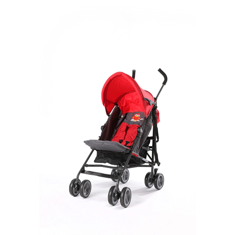 Cochecito De Bebe Tipo Paragüitas Fácil Plegado Gris Y Rojo