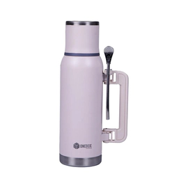 TERMO ONEBOX OB-T10 CON PICO CEBADOR Y PORTA BOMBILLA 1L ACERO INOXIDABLE ROSA