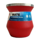 Mate Térmico Coleman Acero Inoxidable Termico 220ml Rojo