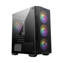 GABINETE MATX MSI MAG FORCE M100A ACRILICO 3 COOLER RGB BLACK