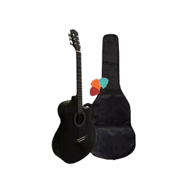 Guitarra Acústica Sunset FK60CE BK Con Funda