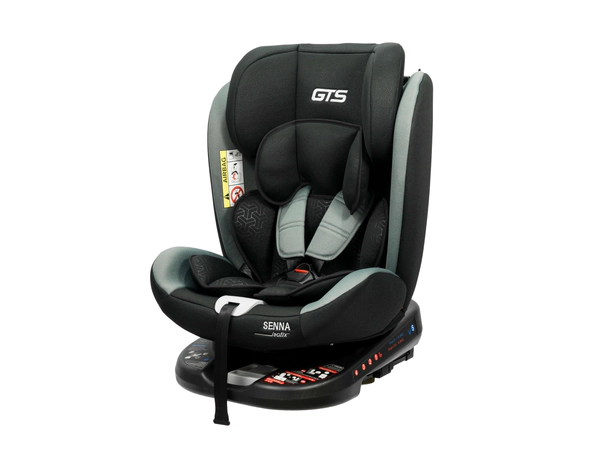 Butaca de Seguridad Senna Bs-01 Negra con Gris Gts