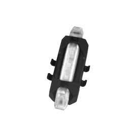 Luz Recargable Para Bicicleta Usb 4 Modos Blanco
