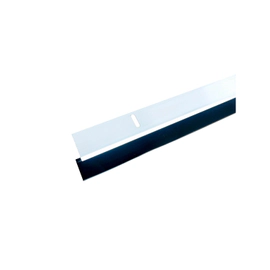 ZÓCALO DE ALUMINIO BLANCO CON GOMA Y TORNILLOS 100CM RAKETA