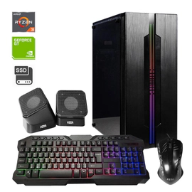 PC GAMER AZZA AMD RYZEN 3 3100 8GB SSD 240GB NVIDIA GT1030 2GB TECLADO MOUSE