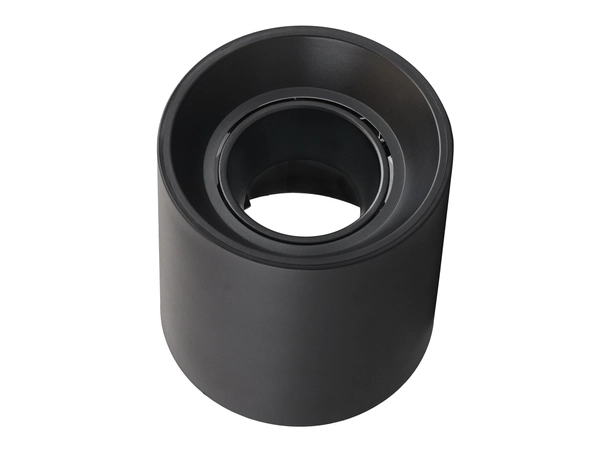 Plafon Redondo Dicroica Fach 1 Material Pc Gu10 96 X 100 Mm Negro