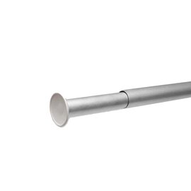 BARRAL EXTENSIBLE PLATEADO DE 1,10-1,90 M RAKETA