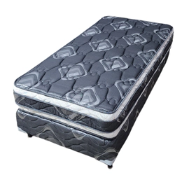 Conjunto Sommier 1 1/2 Pza Ayfa Premium Resortes Dual 90x190