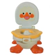 Pelela Pato 3 En 1 Color Naranja Bebitos