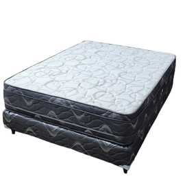 Conjunto Sommier Ayfa 2p Privilege 140x190 33cm Espuma 130kg
