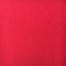 Respaldo Sommier 1 1/2 Plaza 100cm Tapizado Liso Chenille Rojo