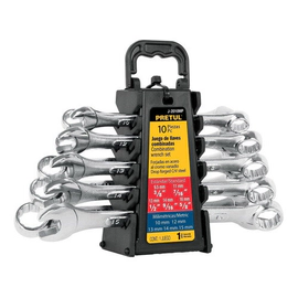 Set Kit Juego De Llaves Combinadas Milimétricas Pretul - 10 Piezas