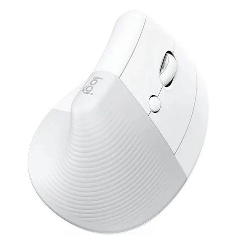 Mouse Vertical Inalambrico Logitech Ergo Lift Bluetooth Usb Blanco Crudo