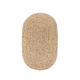 Alfombra De Yute Oval Natural 40 x 60 cm