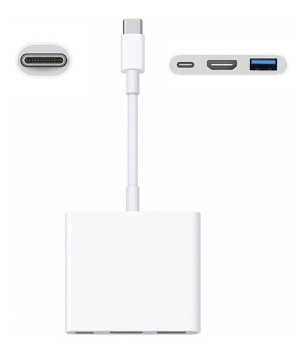 Cable Adaptador Apple Mj1K2Am/A Blanco