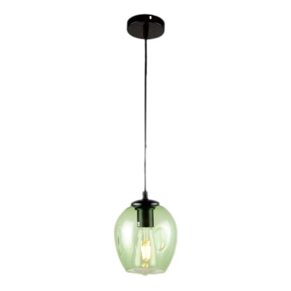 Colgante Astrid Cristal E27 150X200Mm Oliva