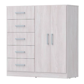 CHIFONIER NORDICA ORLANDI JA 3405 BAHIA - JACARANDA 5 CAJONES 2 PUERTA