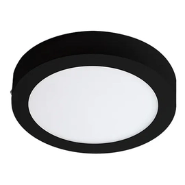 Panel Led 24w Aplicar Redondo Negro Frio 2040 Lumens