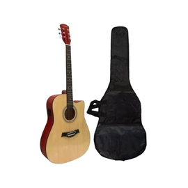 Guitarra Acústica Sunset FK60CE Natural Con Funda
