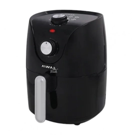 Freidora de Aire Aiwa AW-FA20N 2 Lts 900W Negro y Silver