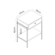 MESA DE LUZ INDUSTRIAL META DEGE L03 - ATAKAMA 1 CAJON 2 NIVELES