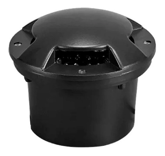 Emb Piso Chester Led 5W Redondo Negro