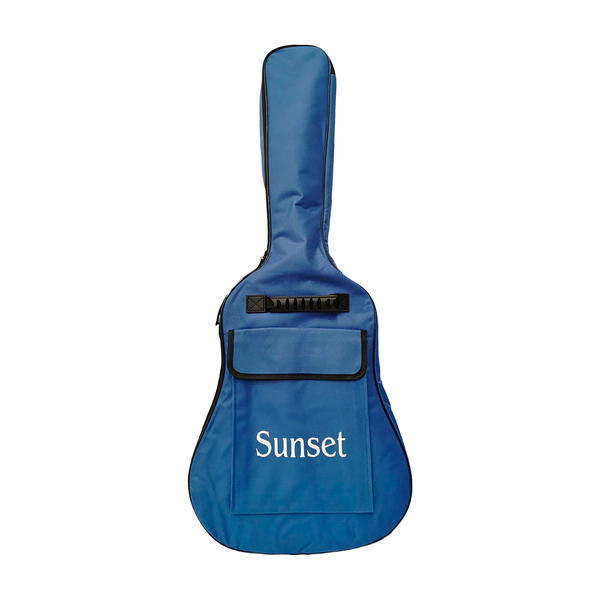 Funda Guitarra Acústica Sunset AB27-41 Impermeable Azul