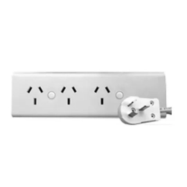 Zapatilla Con Cable 3 Tomas Largo 2,5M 10A 138532 138522 Marfil