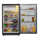 Heladera con Congelador Vostok VT0KS-305RN 300L 220V Color Negro
