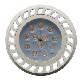 Pack X10 Lamp Ar111 Led 15W Aluminio + Pvc Frio