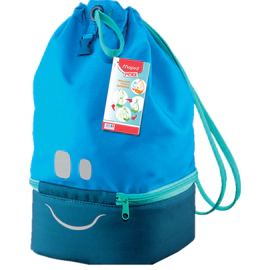 Bolsa De Tela Maped Concept Infantil -Azul