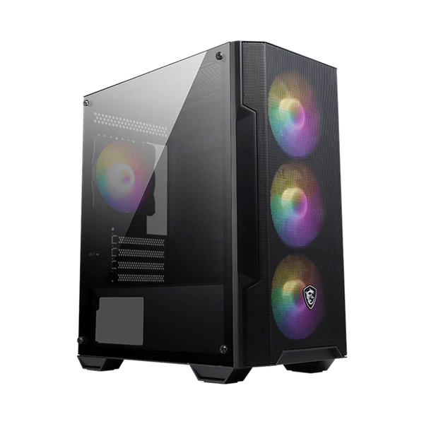 GABINETE MATX MSI MAG FORCE M100A ACRILICO 3 COOLER RGB BLACK