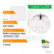 Aplique Lampara Colgante Techo Colgantes Globo Jems Cristal 200MM