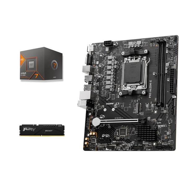 KIT ACTUALIZACION AMD RYZEN 7 8700G + A620M + 16GB DDR5
